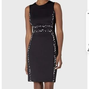 Calvin Klein Structured Pencil Dress with Stretch, Size 14